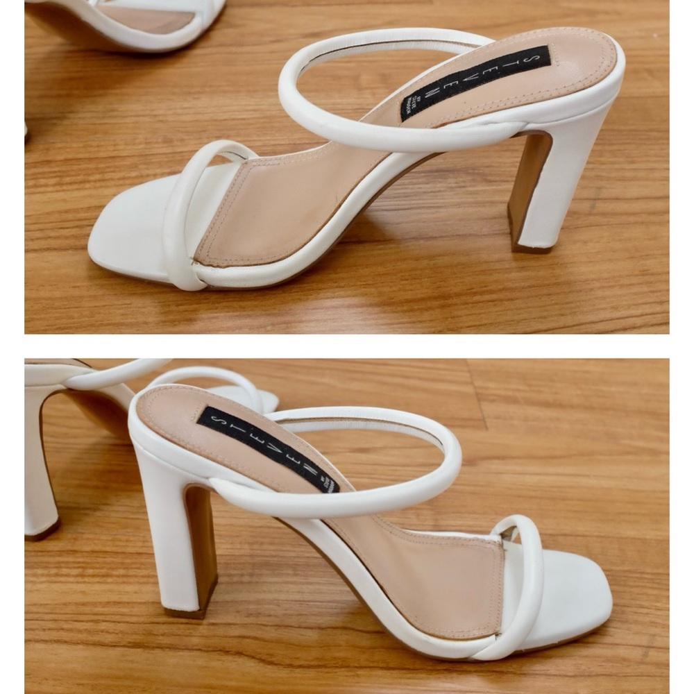 White Block Heels - Steven By Steve Madden - image 4